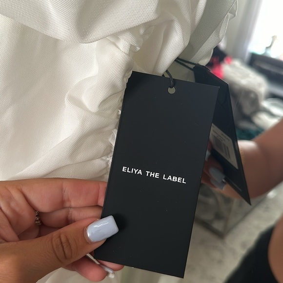 ELIYA THE LABEL WHITE HALTER DRESS - Picture 5 of 5